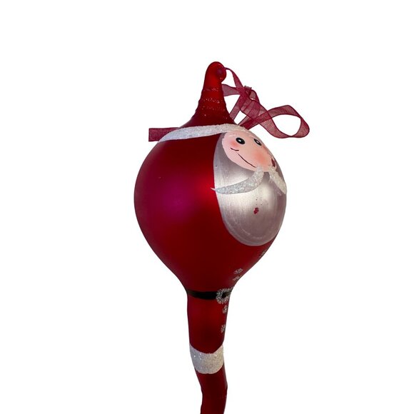 Santa Hand Painted Holiday Christmas Ornament Decor - Picture 5 of 7